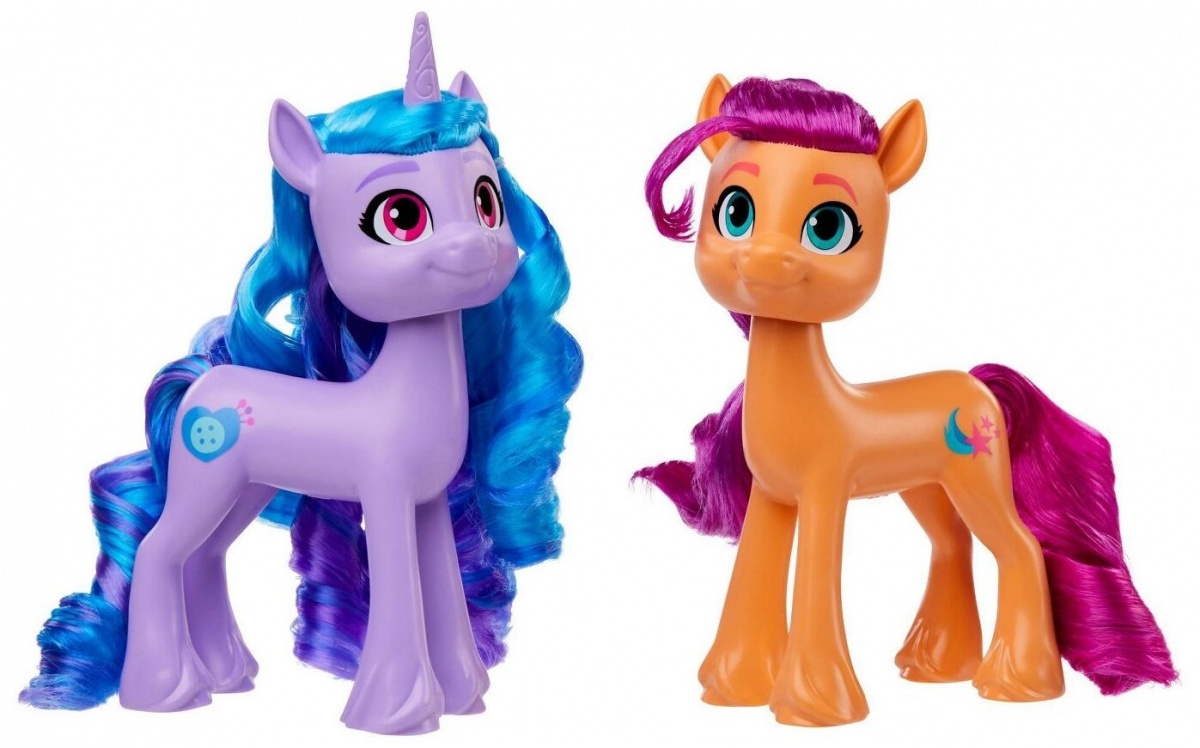 Купить фигурки Hasbro My Little Pony Набор из 6 сияющих коллекционных пони  Новое поколение 6 Мега, цены на Мегамаркет