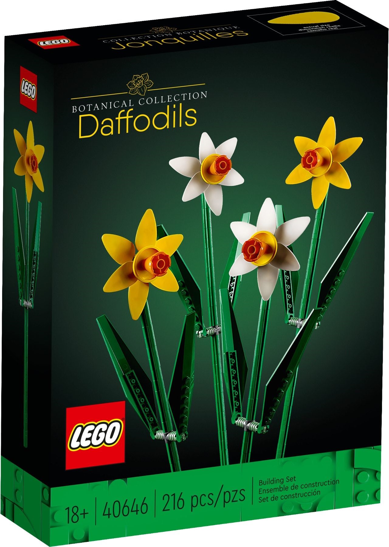 LEGO ICONS 40646 Нарциссы - купить в Playbrick, цена на Мегамаркет
