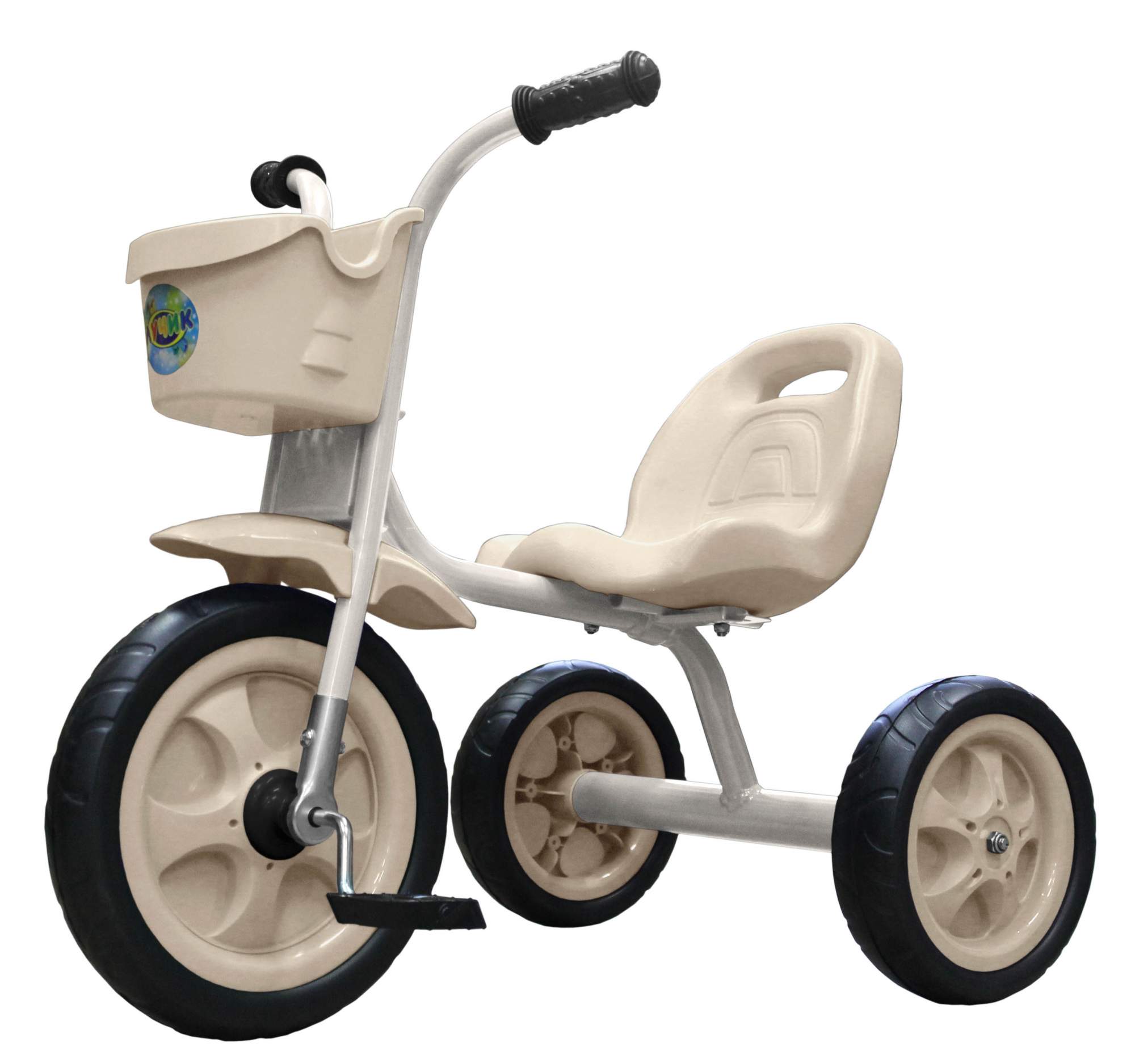 Купить велосипед детский трехколесный Galaxy Лучик trike 4 бежевый, цены на Мегамаркет | Артикул: 600015987894