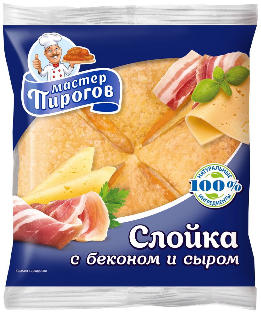 Купить слойка Мастер Пирогов с беконом и сыром 70 г, цены на Мегамаркет |  Артикул: 100029861783