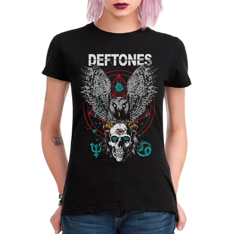Футболка женская Dream Shirts группа Deftones 555966111 черная M