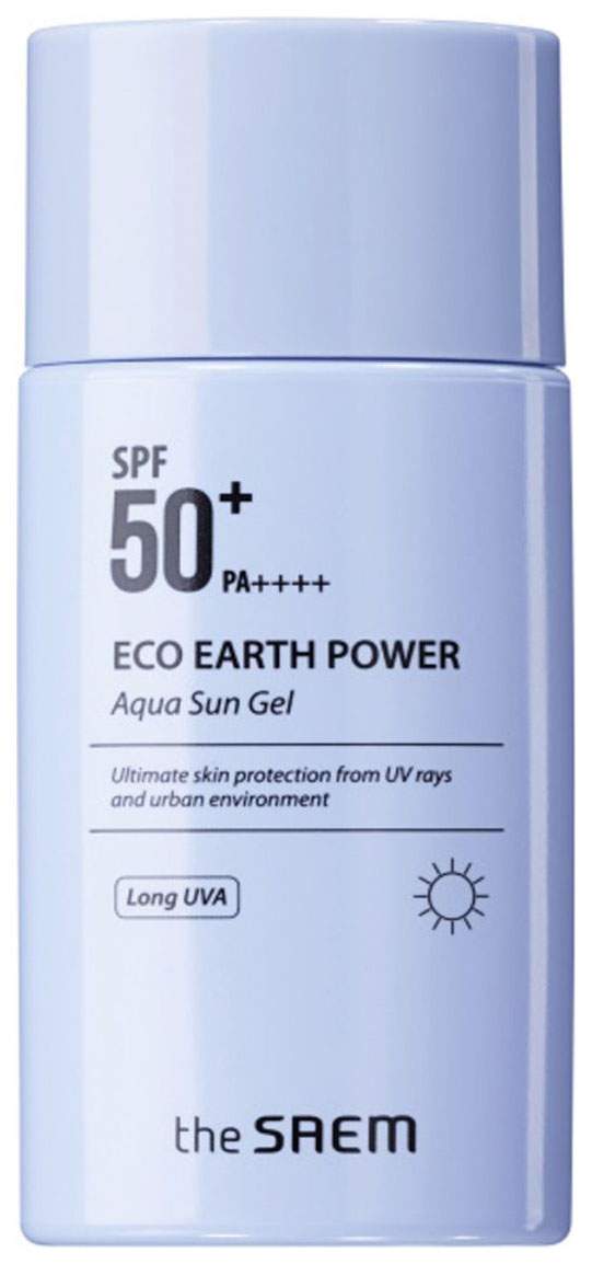 The saem spf50. Eco Earth солнцезащитный крем. The Saem Eco Earth Power Light Sun Cream spf50. СПФ the Saem.