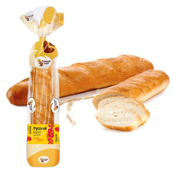 Хлеб белый, Русский хлеб, Русский, 300 г