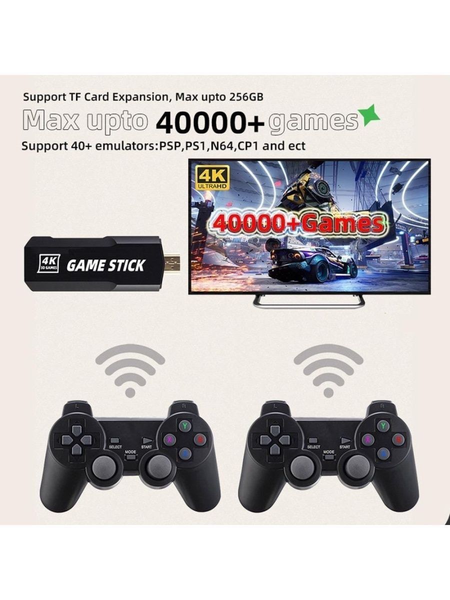 Игровая приставка Wireless Game Stick - купить в PROgadget, цена на  Мегамаркет