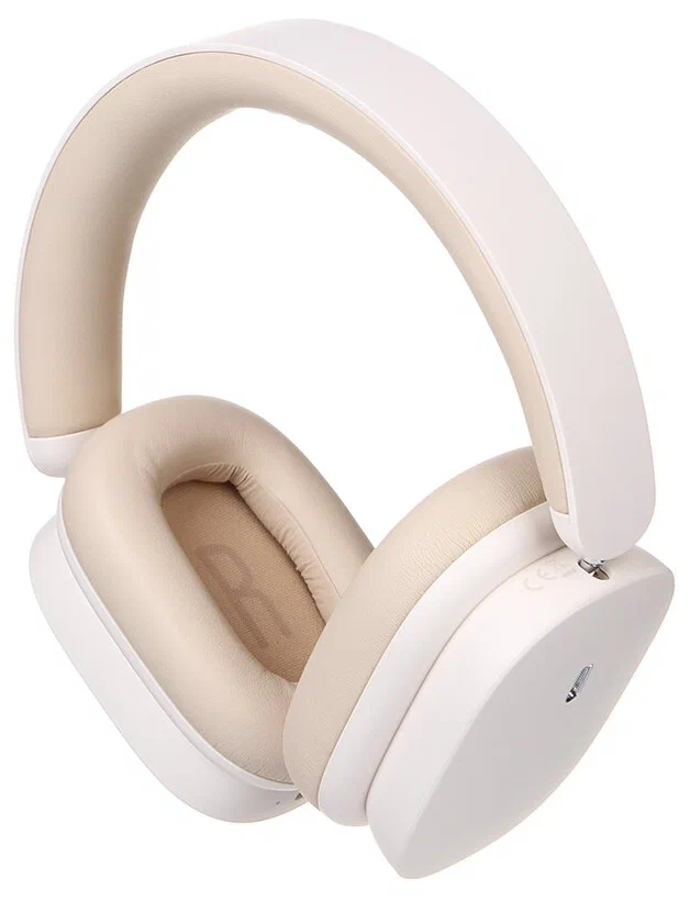 Наушники Baseus Bowie H1 Noise-Cancelling Wireless Headphones Rice White (NGTW230002), купить в Москве, цены в интернет-магазинах на Мегамаркет
