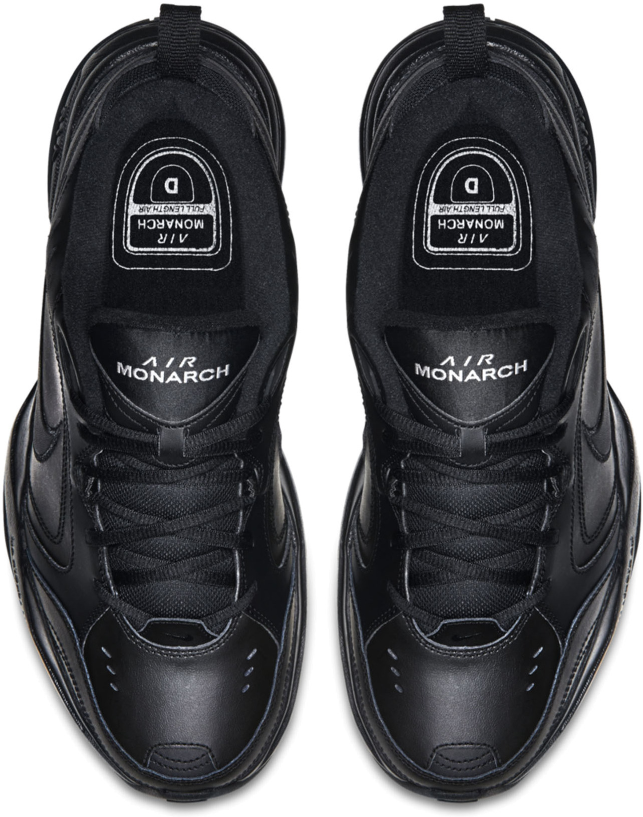 Nike air monarch iv hotsell triple black