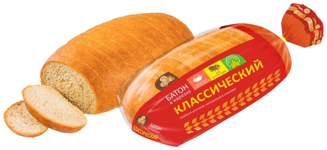 Хлеб белый, Русский хлеб, Классический, 350 г