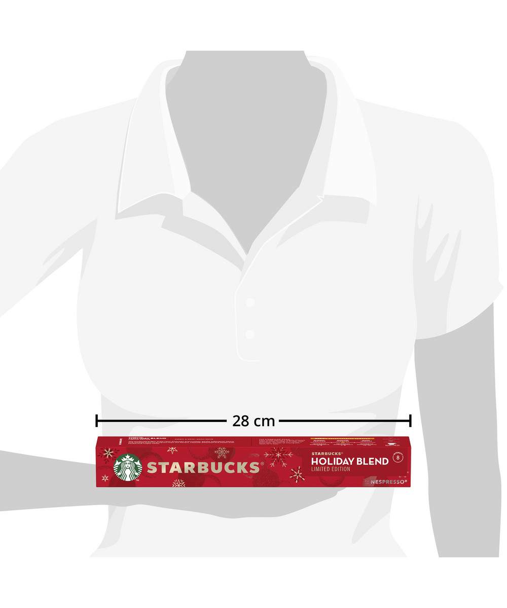 Кофе Starbucks Holiday Blend Limited Edition ср.обжарка, для системы Nespresso, 10 капсул