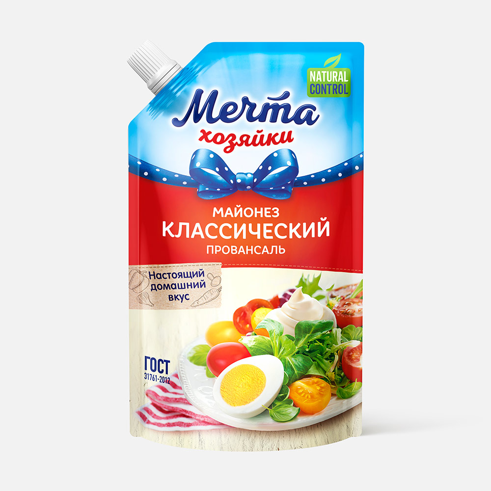 Купить майонез Мечта хозяйки Классический 50,5% 672 г, цены на Мегамаркет |  Артикул: 100028426818