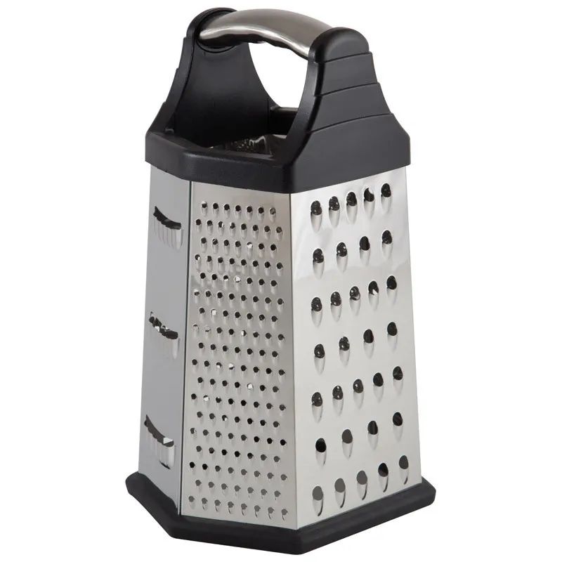 Mallony Терка шестигранная GR-003-9, высота: 23см (пластик, нерж.сталь) 965007 купить в интернет-магазине, цены на Мегамаркет