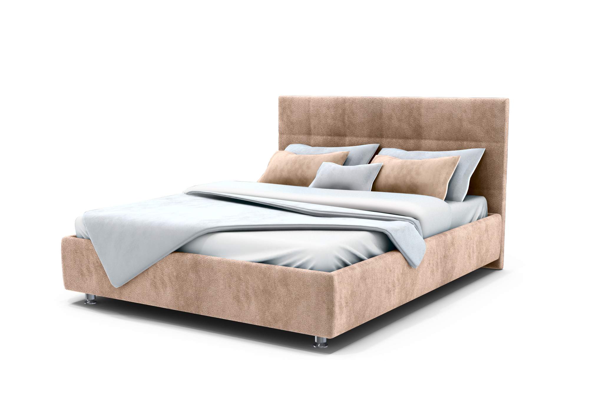 Кровать Greta Тк.Dumont 02 + основание с ламелями 90x200 - купить в Академия сна (доставка ООО Аскона-Век), цена на Мегамаркет