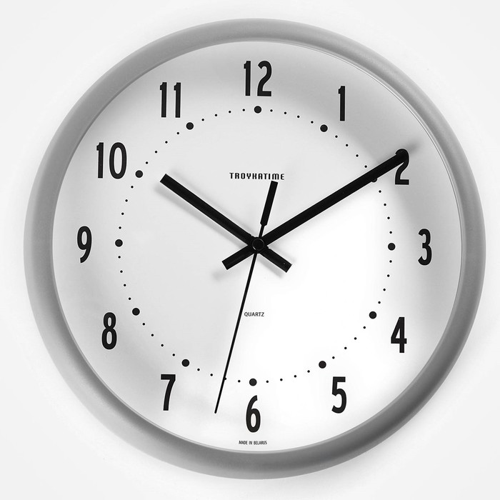 Часы TROYKA Часы настенные, серия: Классика, плавный ход, 24.5 х 5.5 см, серые - купить в Фабрика Успеха, цена на Мегамаркет