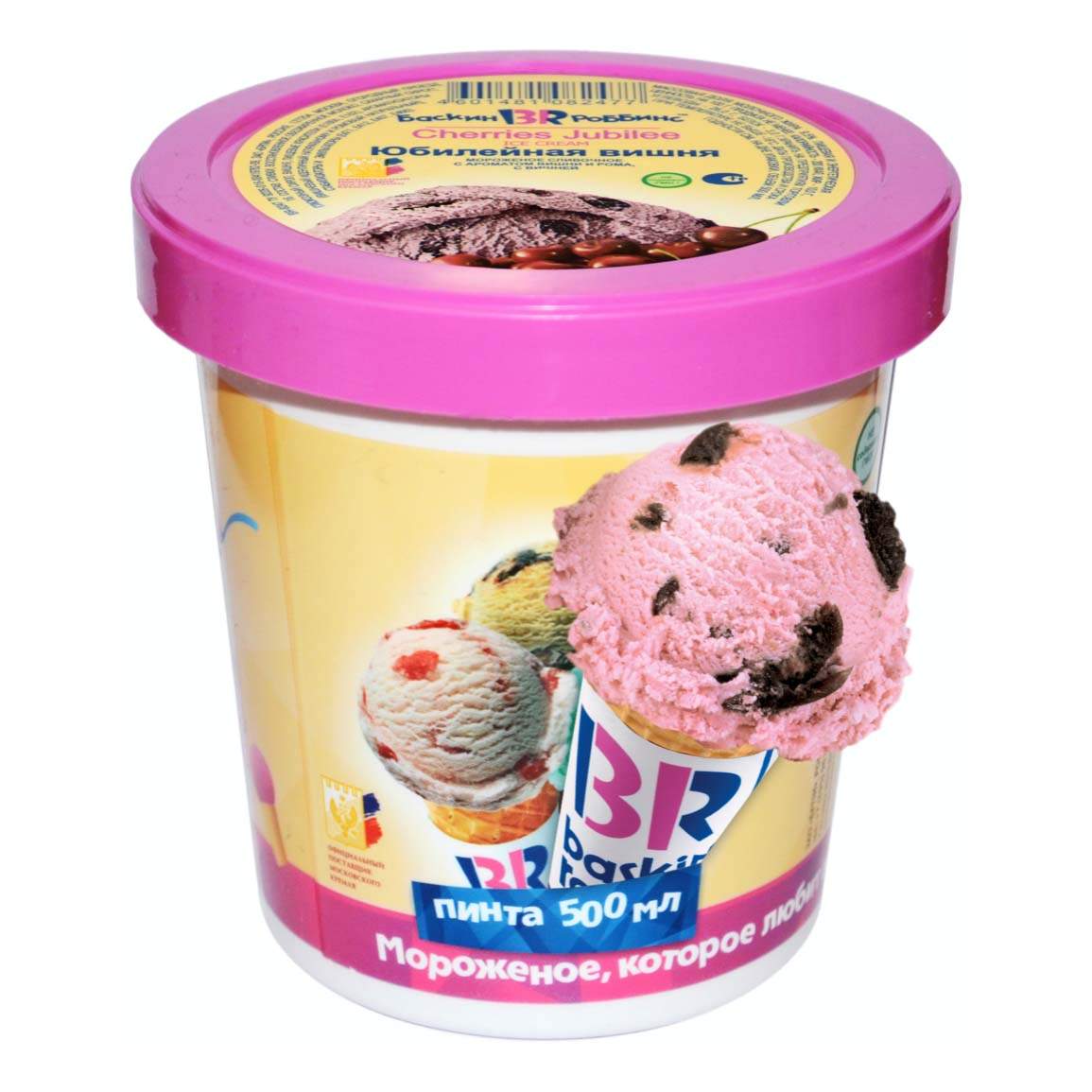 Фотография Мороженое <b>Baskin</b> <b>Robbins</b> Юбилейная вишня № 1.