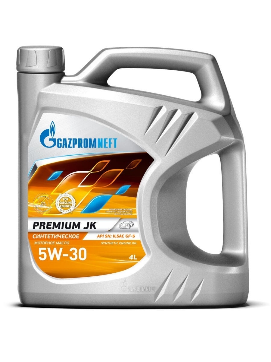 Моторное масло Gazpromneft синтетическое Premium Jk 5W30 4л - купить в Москве, цены на Мегамаркет | 100045407092
