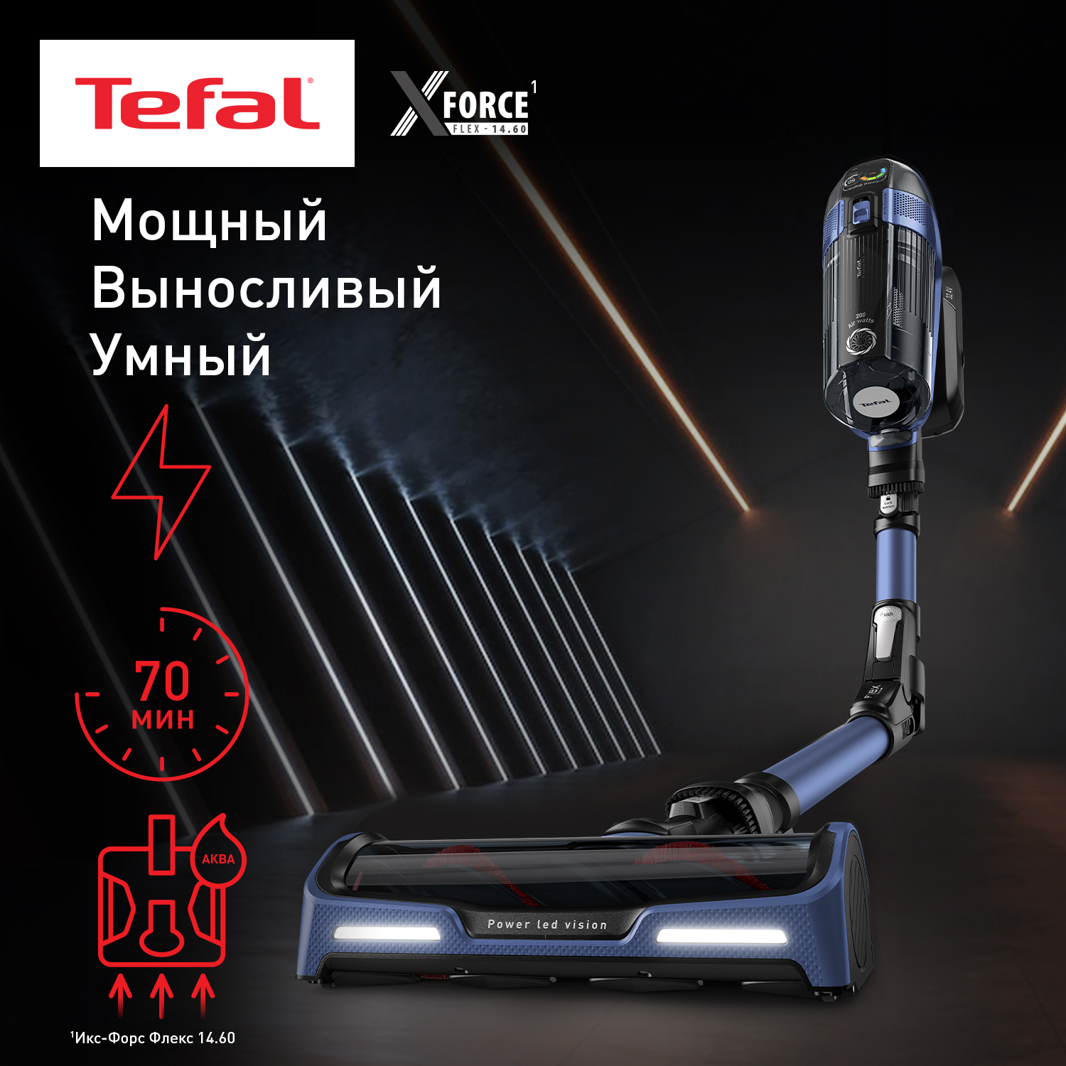 Пылесос Tefal TY99C0WO синий - купить в Эльдорадо (Санкт-Петербург), цена на Мегамаркет