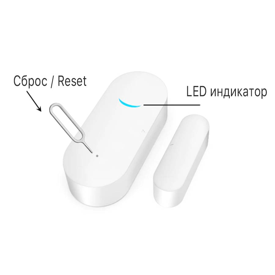 Как подключить датчик открытия двери к алисе Wi-Fi Датчик открытия дверей и окон Tuya (4602) - отзывы покупателей на Мегамарк