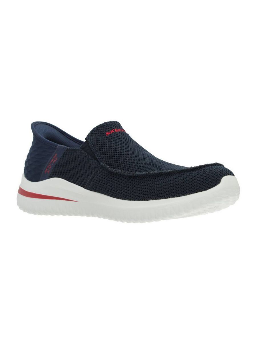 Слипоны мужские Skechers DELSON 3.0 синие 47.5 EU - купить в Москве, цены на Мегамаркет | 600019340021