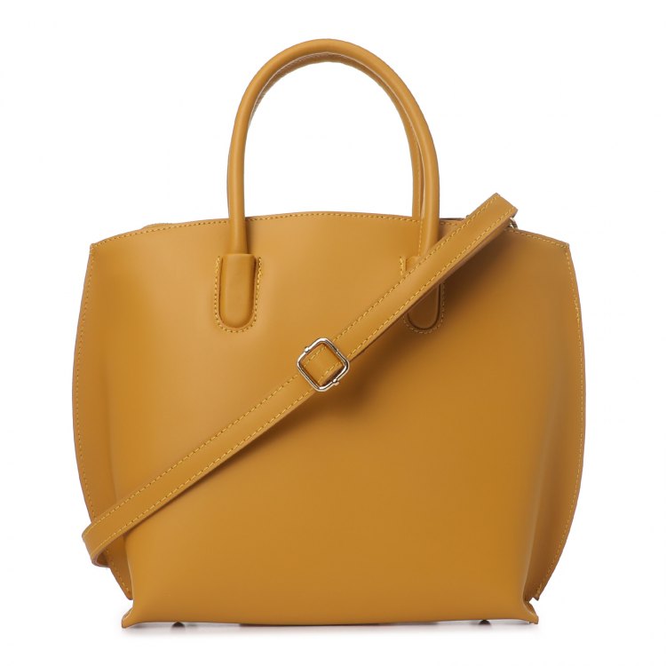 Сумка шоппер женская Diva`s Bag M9039 темно-желтая