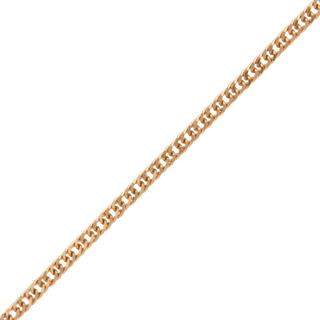 Цепочка из красного золота 60 см Золото Дисконт Ц-РБз-02