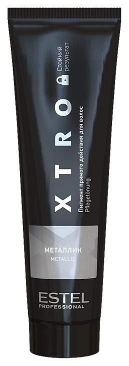 Краска для волос ESTEL XTRO Пигмент прямого действия Black металлик 100 мл