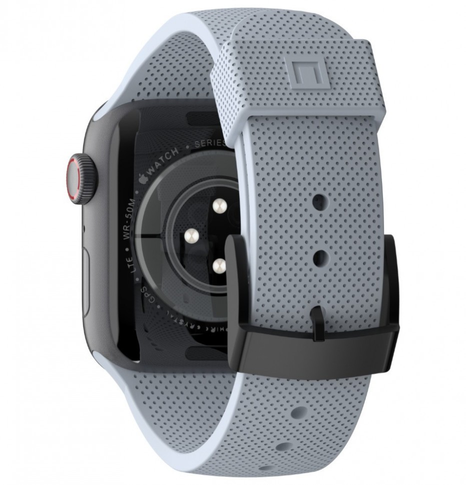 Ремешок U by UAG DOT Textured Silicone Strap для Apple Watch 42/44 мм, нежно-голубой