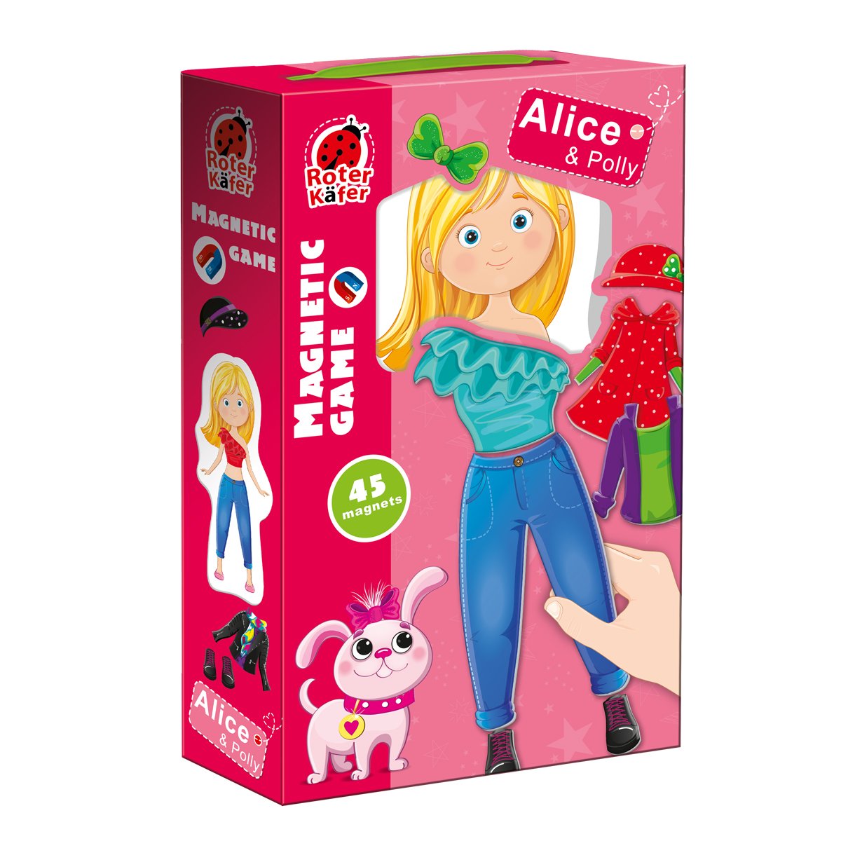 Магнитная игра кукла одевашка Roter Kafer RK2120-02 "Alice and Polly"