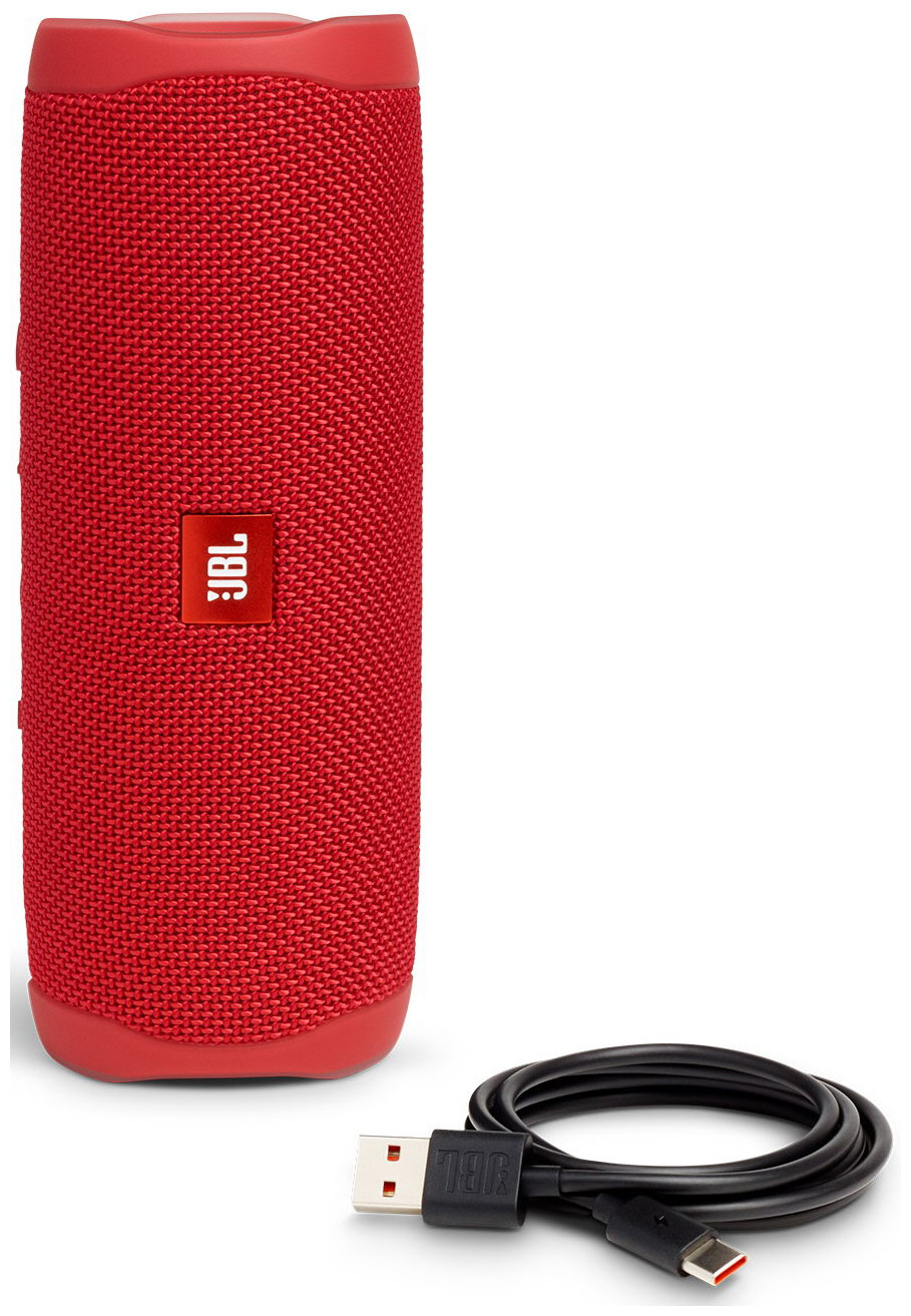 Портативная акустическая система JBL Flip 5 красный (JBLFLIP5RED_RU),  купить в Москве, цены в интернет-магазинах на Мегамаркет