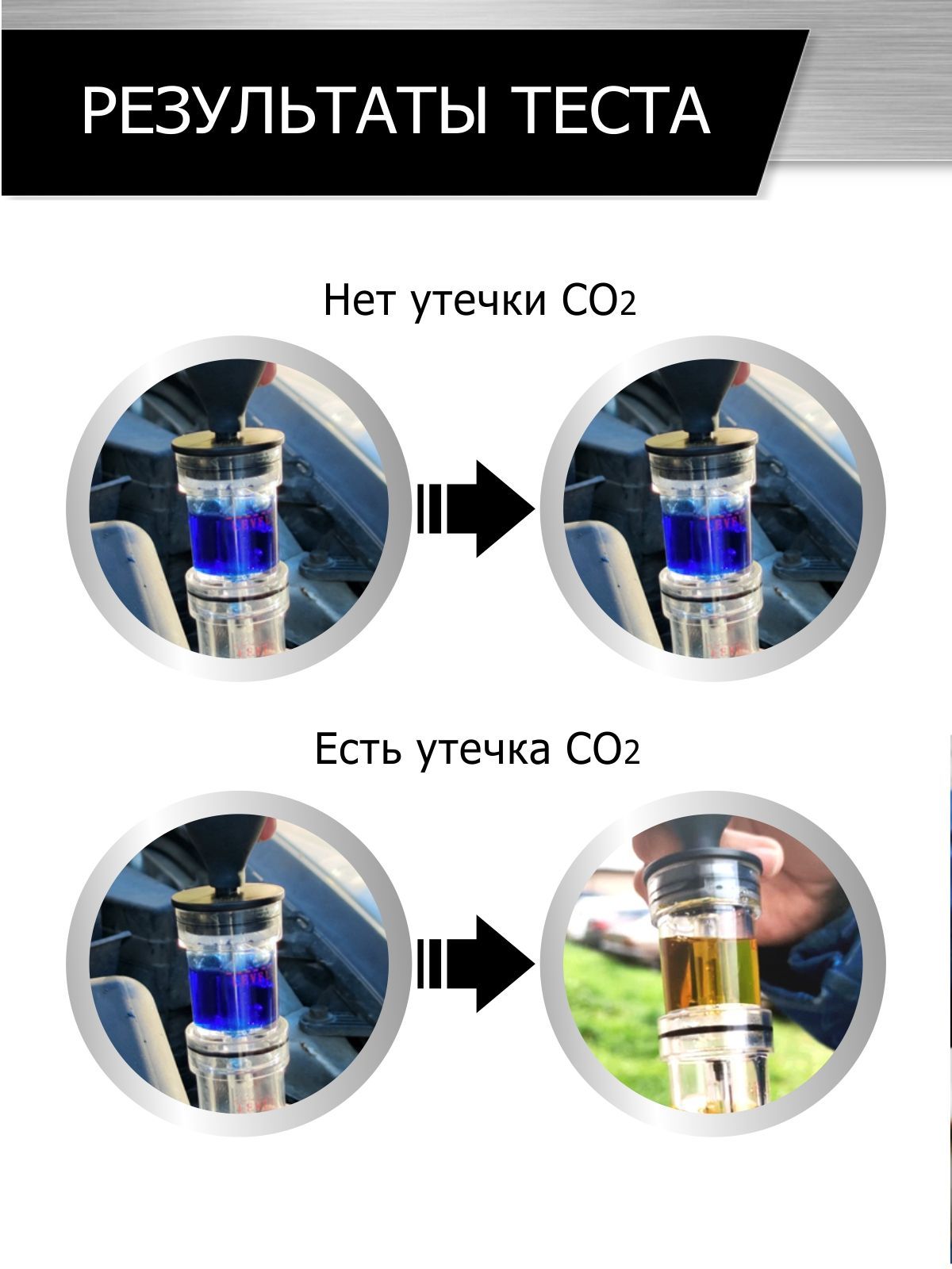 Жидкость индикаторная для теста утечек CO2 CarTool CT-1175L - купить в  Москве, цены на Мегамаркет | 600003029905