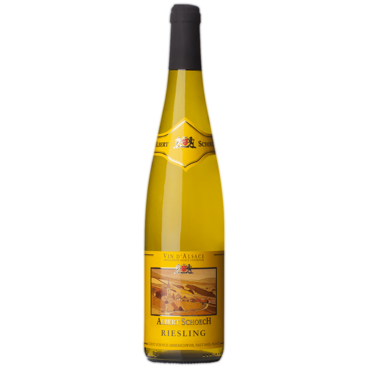 Вино Albert Schoech Riesling белое сухое 0,75 л - купить в ВинЛаб, цена на Мегамаркет