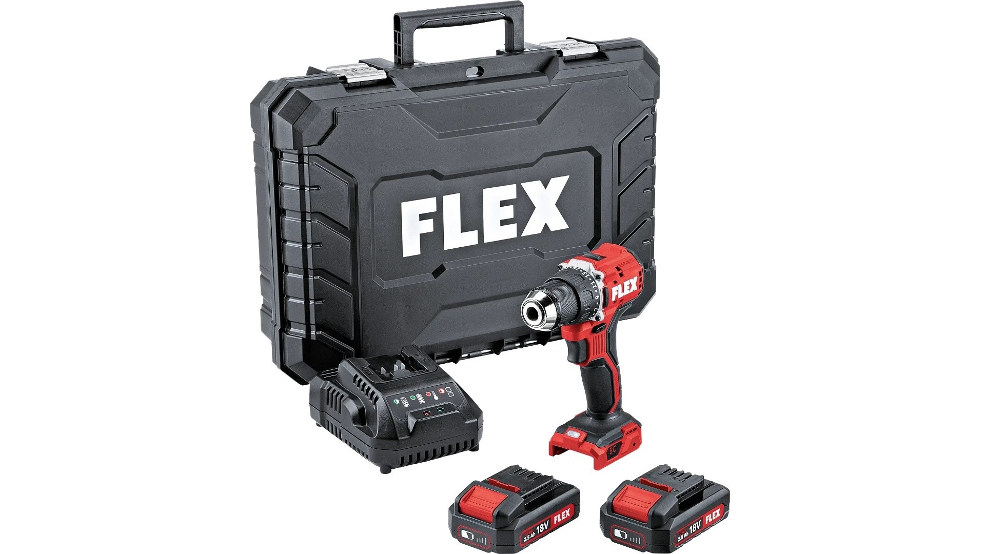 Аккумуляторная двухскоростная дрель Flex DD 2G 18.0-EC LD/2.5 Set купить в интернет-магазине, цены на Мегамаркет