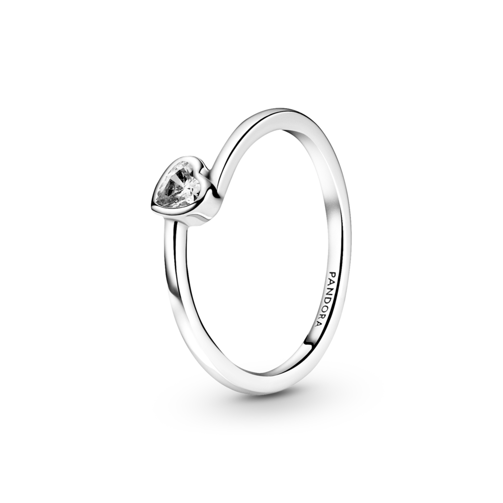 Кольцо из серебра с фианитом р. 16.5 Pandora 199267C02