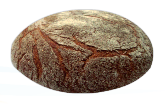 Хлеб серый, Каравай, Украинский новый ржано-пшеничный, 600 г