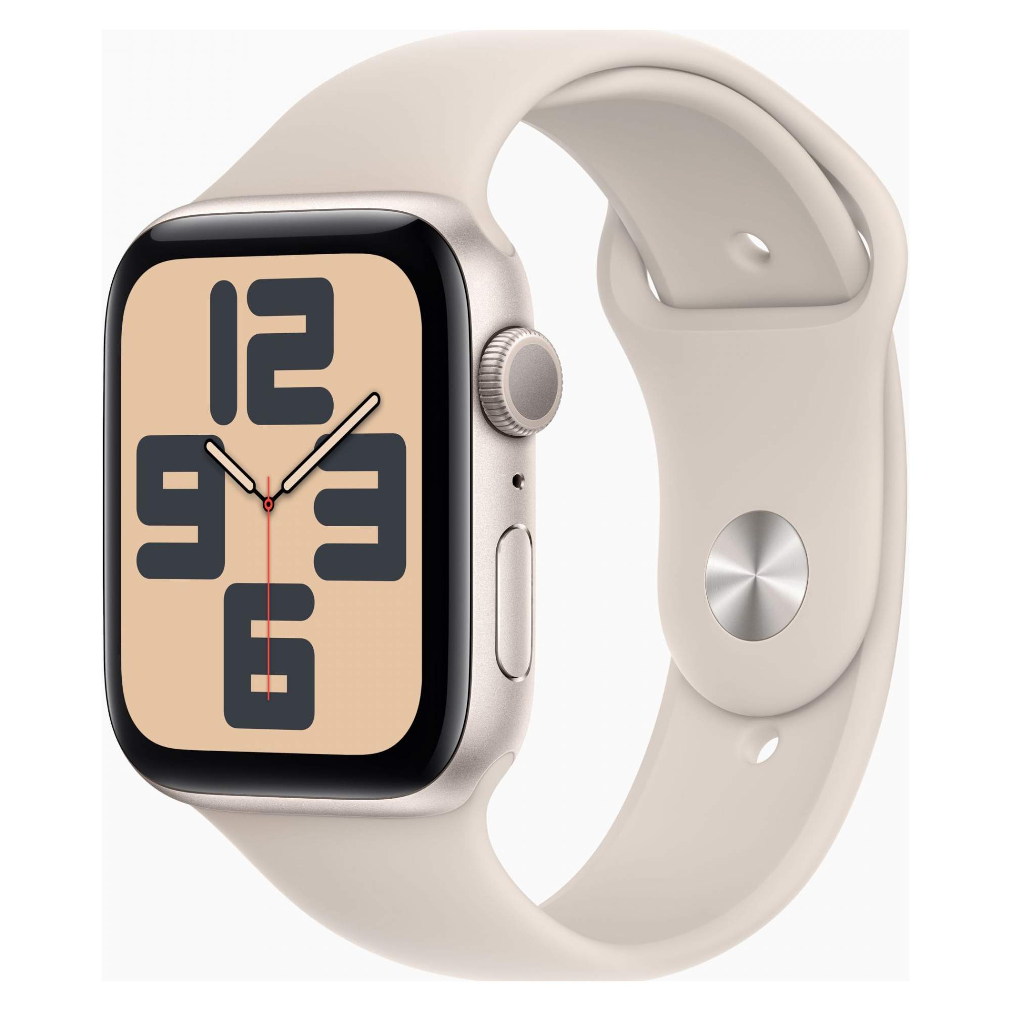 Смарт-часы Apple Watch SE 2 GPS, 44 мм, Starlight Aluminium, Sport Band, S/M, MRE43LL/A - купить в ТехноДом, цена на Мегамаркет