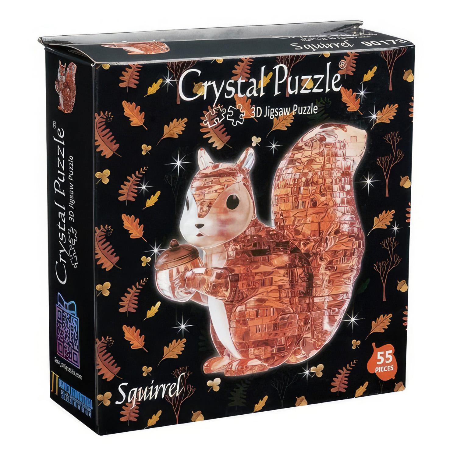 3D Головоломка Crystal Puzzle Белка, артикул 90173 – купить в Москве, цены  в интернет-магазинах на Мегамаркет