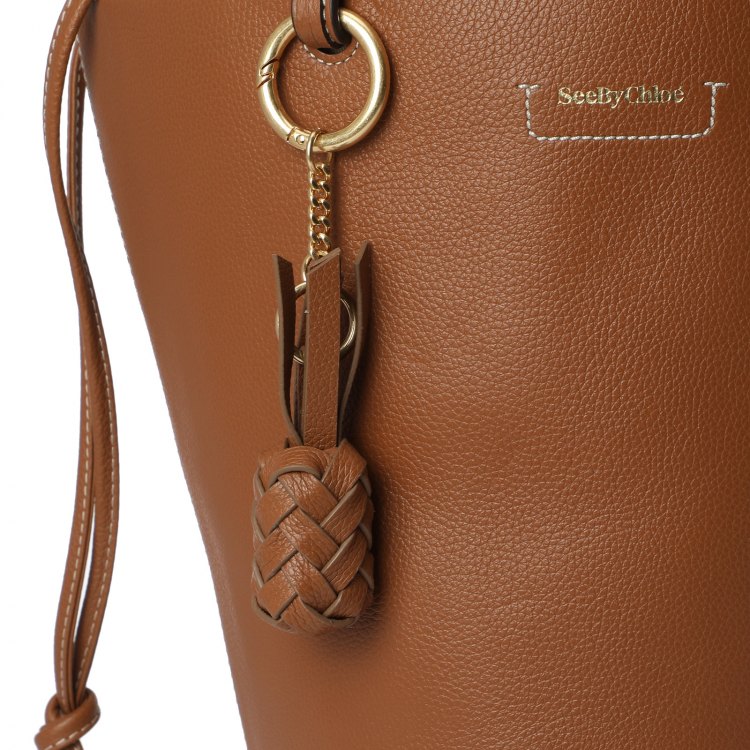Комплект (сумка+брелок) женский See by Chloe S21SSB06, коричневый