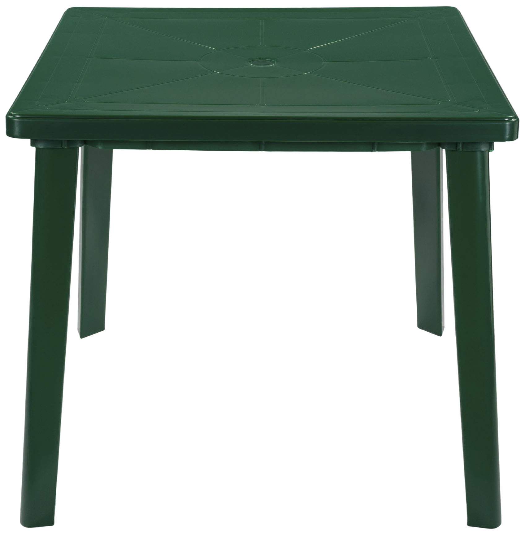 Стол для дачи Стандарт Пластик green 80x80x71 см