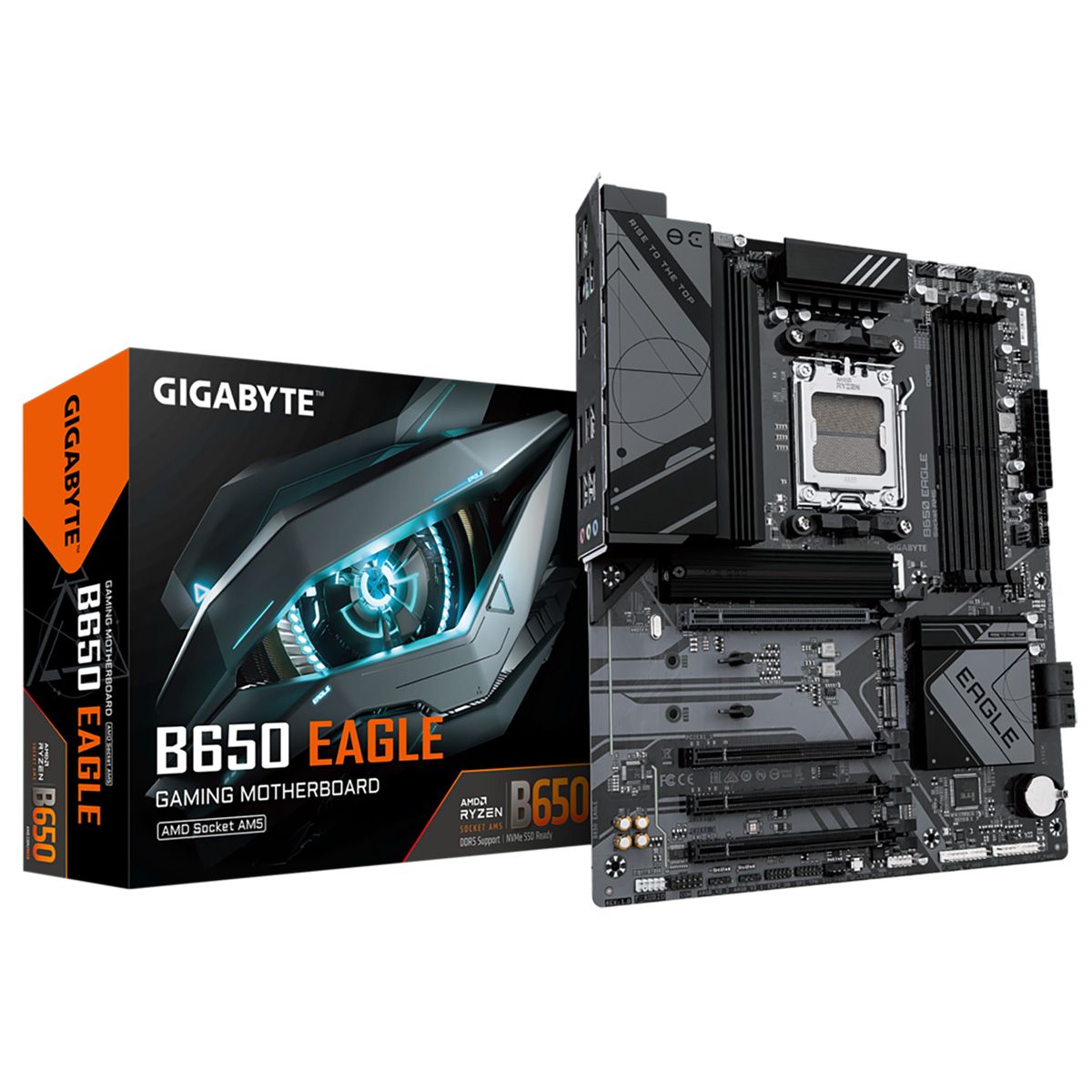 Материнская плата GIGABYTE B650 EAGLE, купить в Москве, цены в интернет-магазинах на Мегамаркет