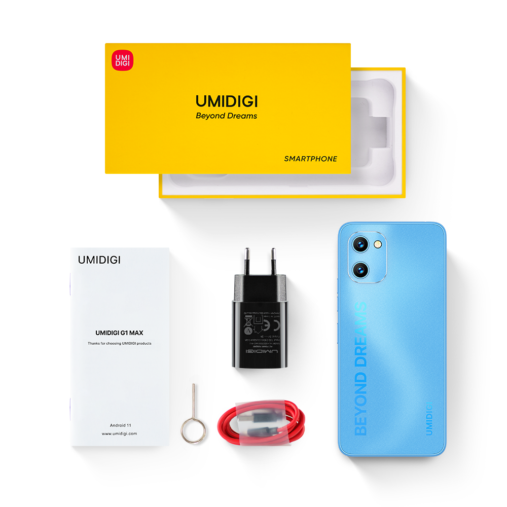 Смартфон Umidigi G1 MAX 6/128GB Blue (C.G1MA-U-J-192-L-Z03), купить в  Москве, цены в интернет-магазинах на Мегамаркет