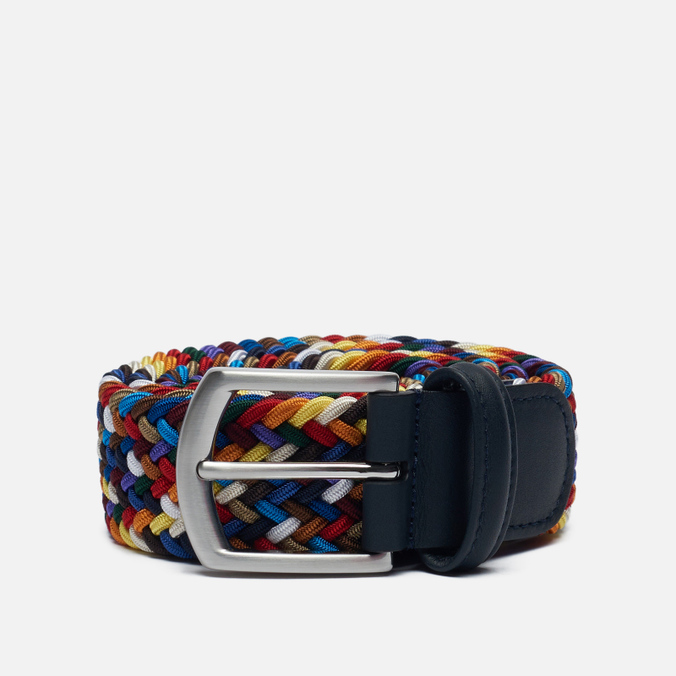 Ремень унисекс ANDERSON'S Classic Multi Colour Elastic Woven фиолетовый-мультицвет 85 см