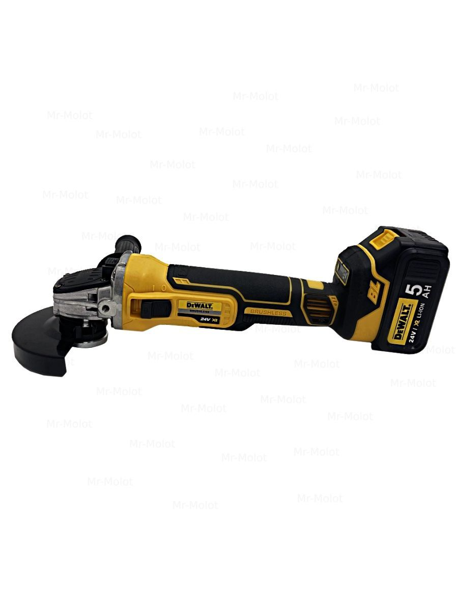 Аккумуляторный бесщеточный УШМ (Болгарка) Dewalt DCG 504 24V 125ММ купить,  цены в Москве на Мегамаркет