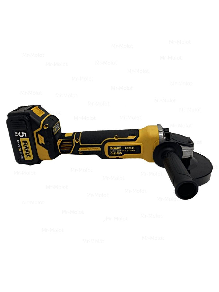 Аккумуляторный бесщеточный УШМ (Болгарка) Dewalt DCG 504 24V 125ММ купить,  цены в Москве на Мегамаркет