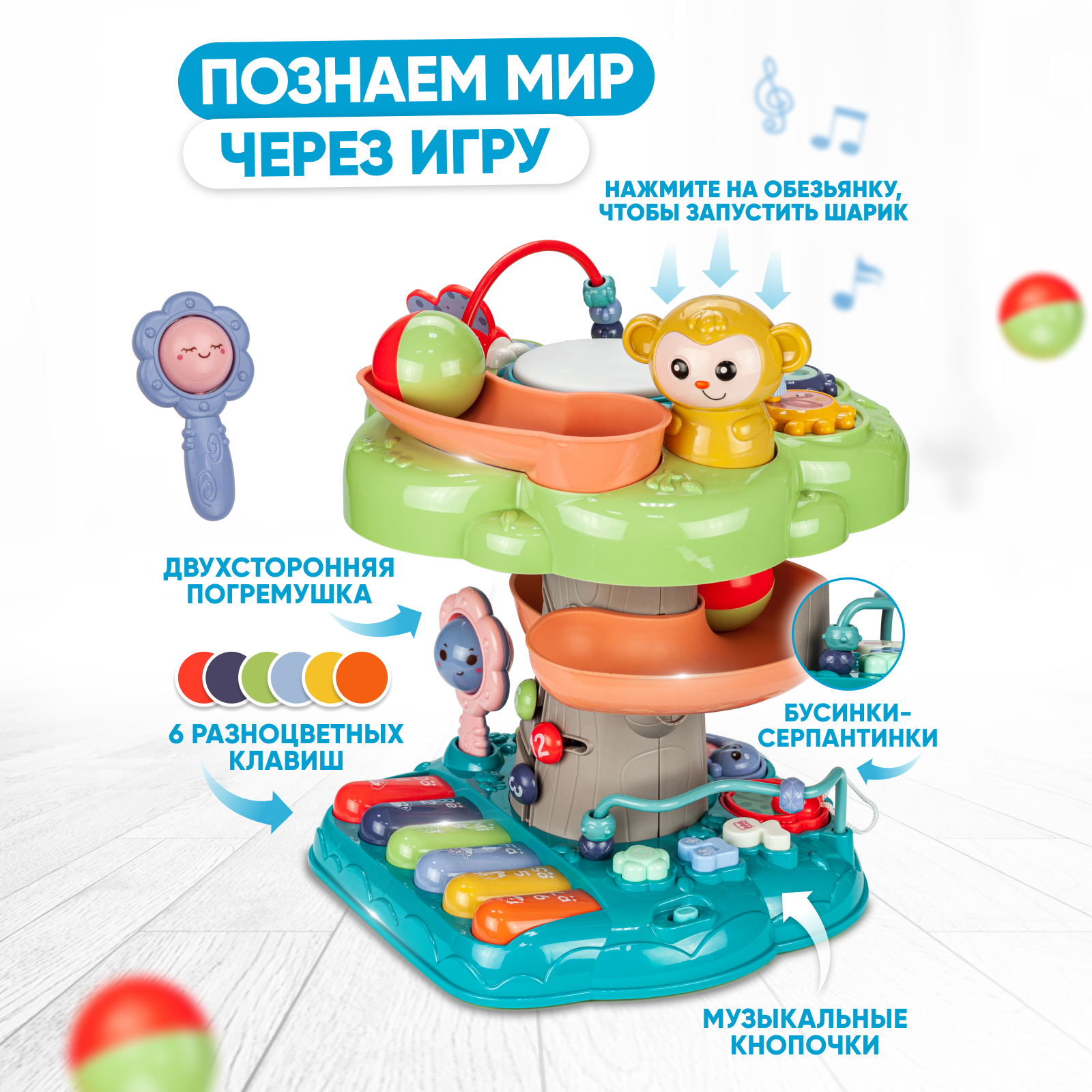 Отзывы о интерактивный развивающий игровой центр Solmax&Kids бизиборд для  детей 28х22,5х21,5 см - отзывы покупателей на Мегамаркет | развивающие  коврики и центры HW98384 - 600012638046