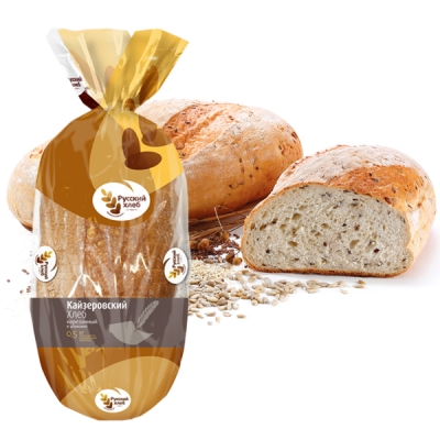 Хлеб белый, Русский хлеб, Кайзеровский, 500 г