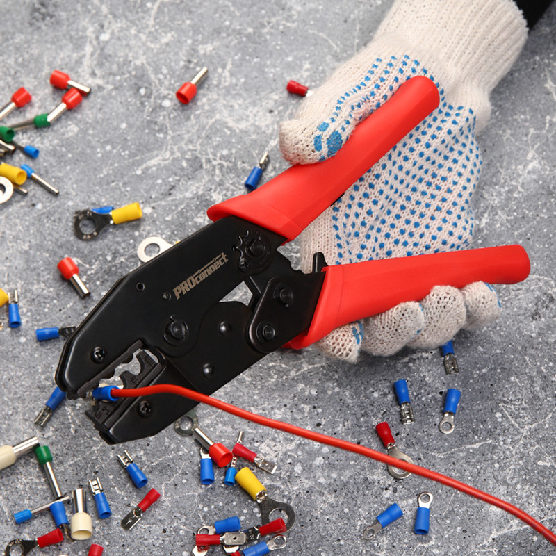 Кримпер Proconnect HT-336 N для обжима изолированных, неизолированных ...