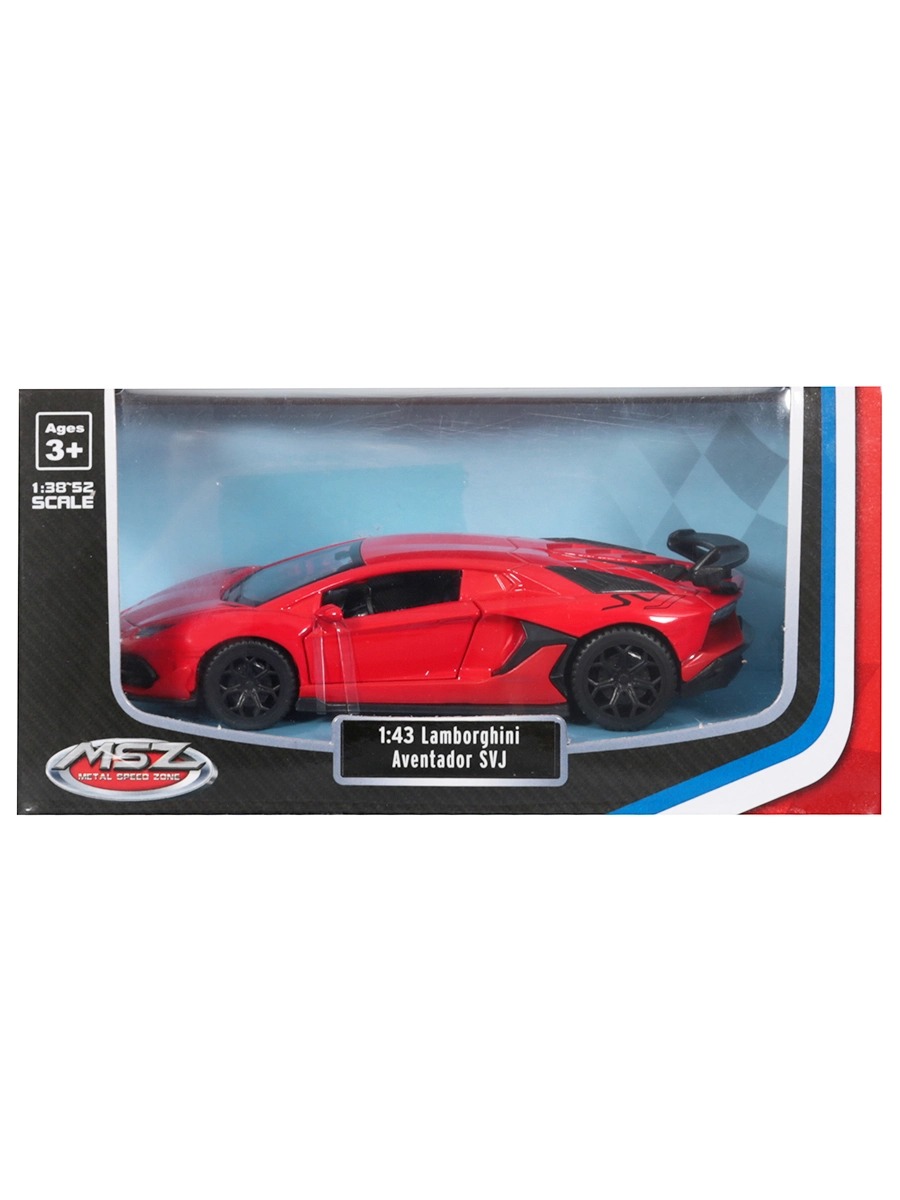 Модель машины MSZ / Metal Speed Zone 1:43 Lamborghini Aventador 11,5см  красная 67363 – купить в Москве, цены в интернет-магазинах на Мегамаркет