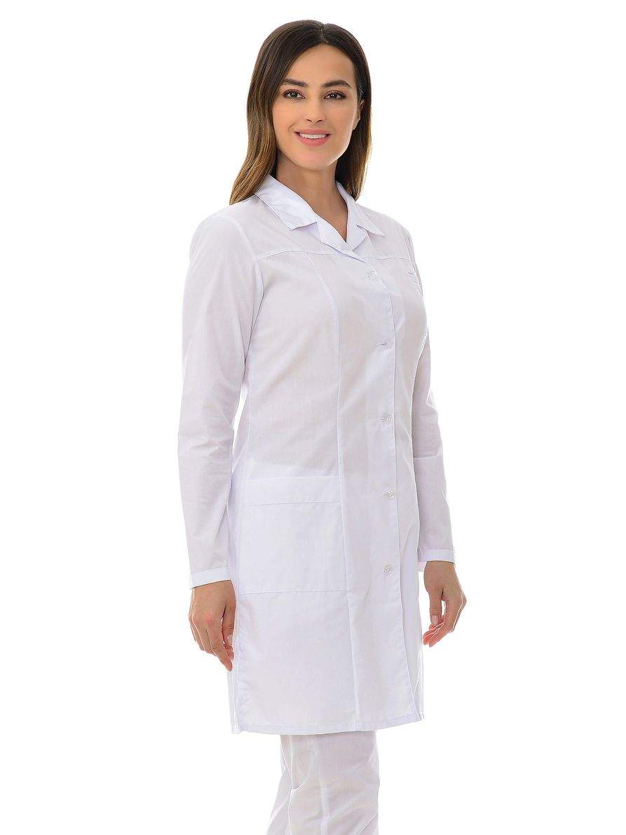 Халат медицинский женский MedicalWear Студент 009 белый 48 RU