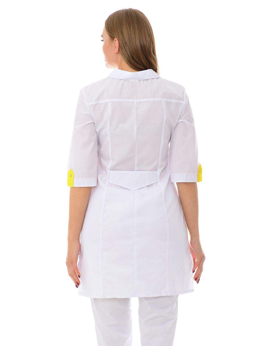 Халат медицинский женский MedicalWear Виола 012 белый 52 RU