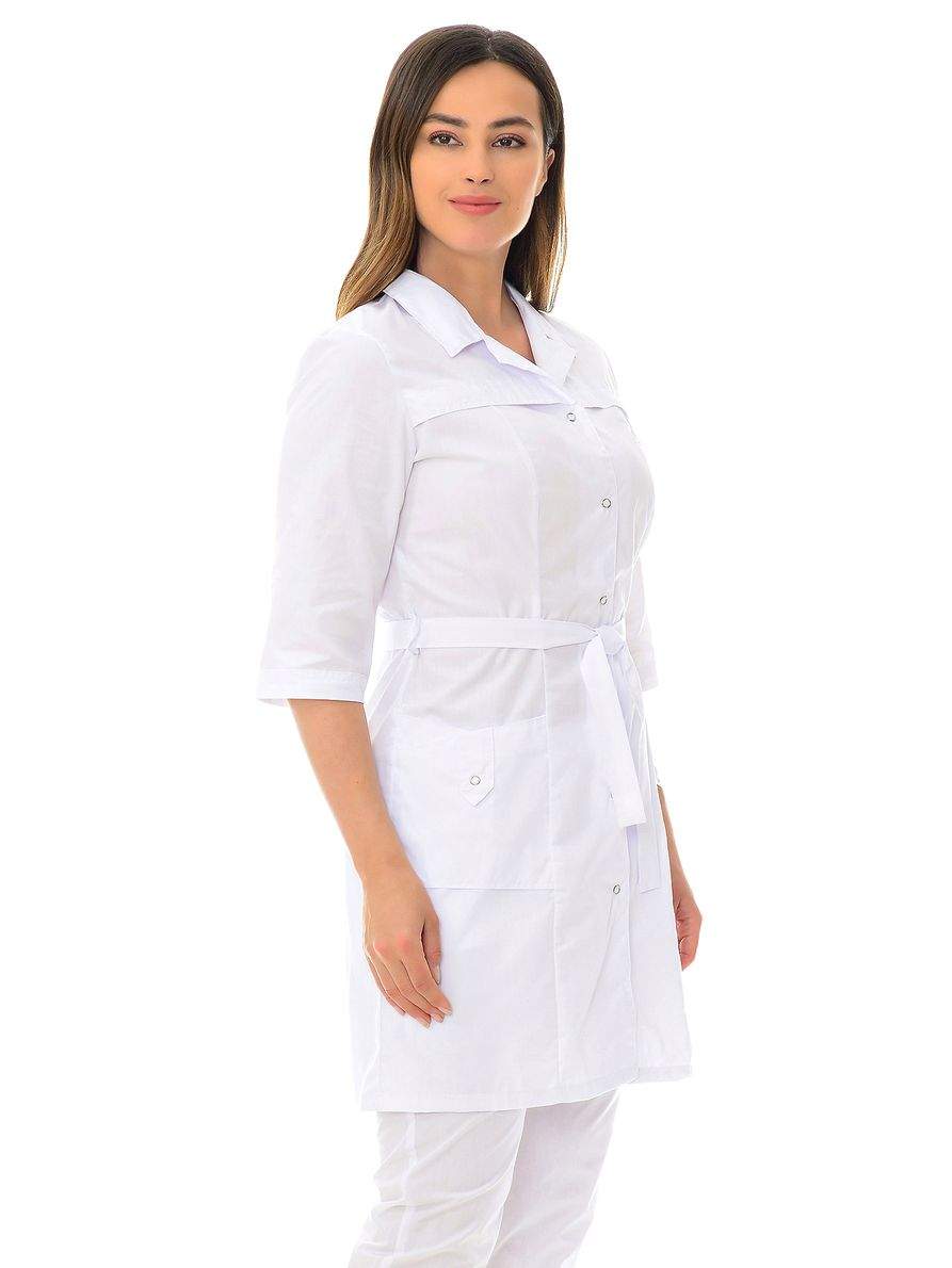 Халат медицинский женский MedicalWear Вера 003 белый 44 RU