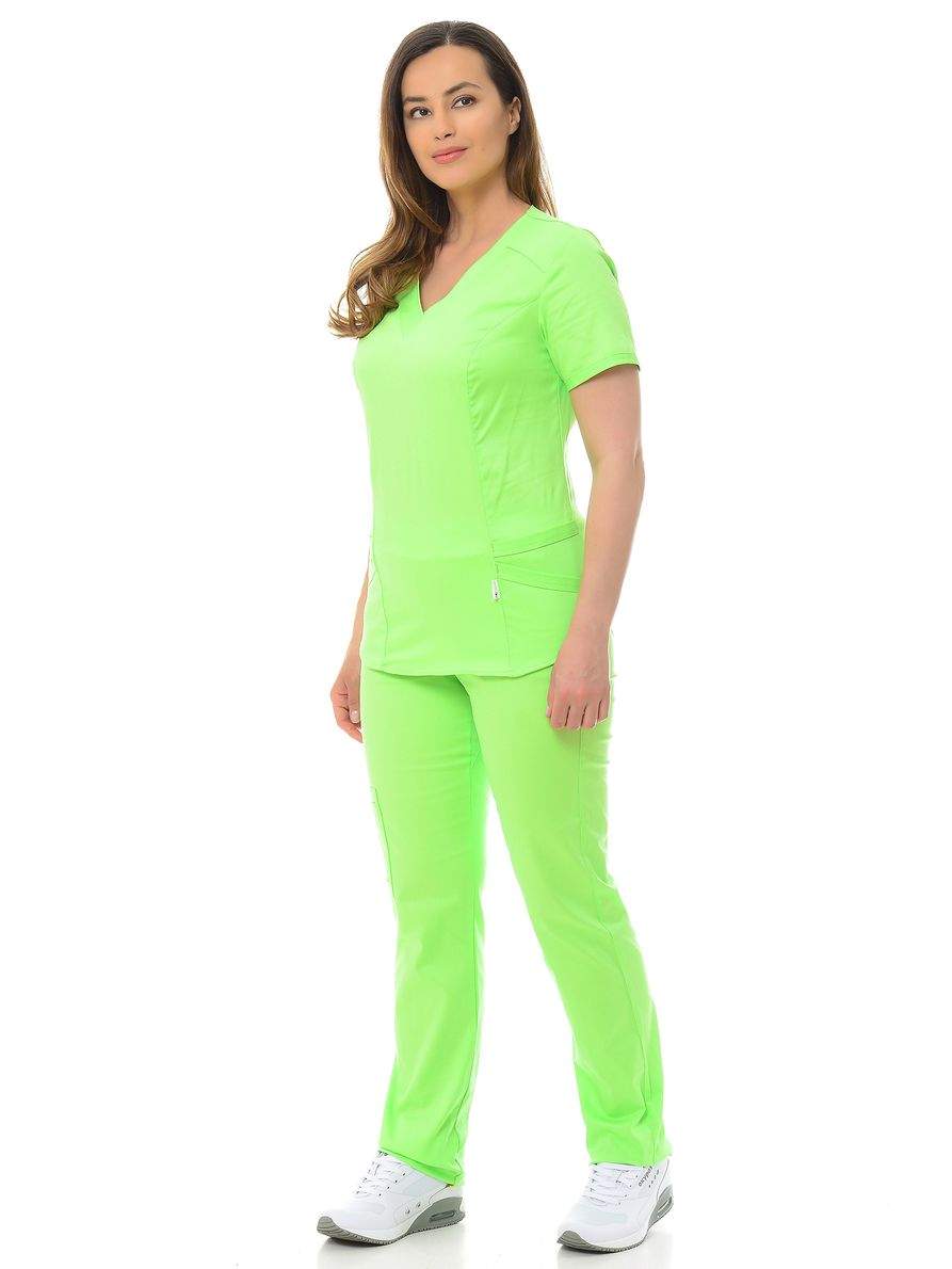 Костюм медицинский женский MedicalWear Вена 103 зелёный 52 RU