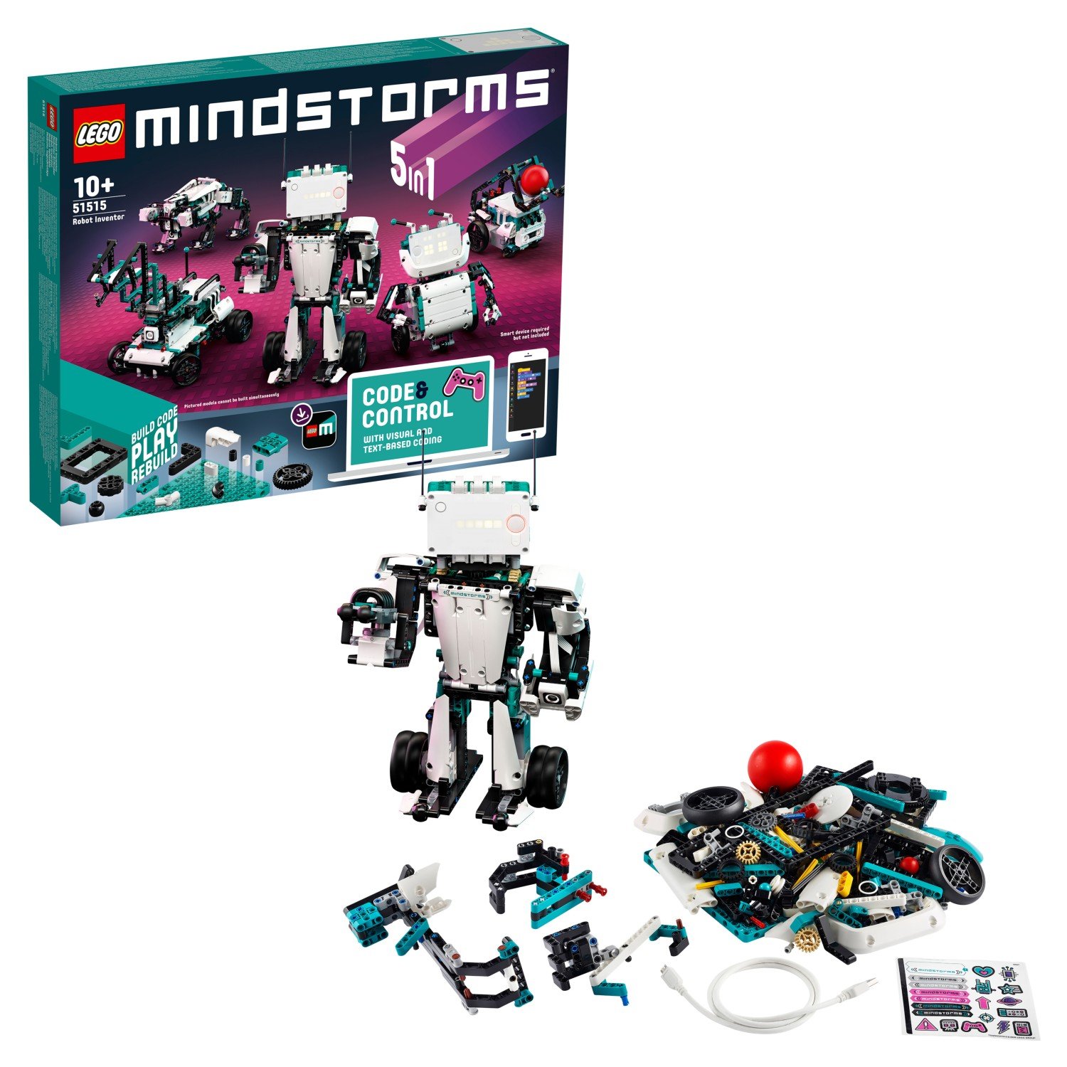 Купить конструктор LEGO MINDSTORMS 51515 Робот-изобретатель, цены на  Мегамаркет | Артикул: 100027407782